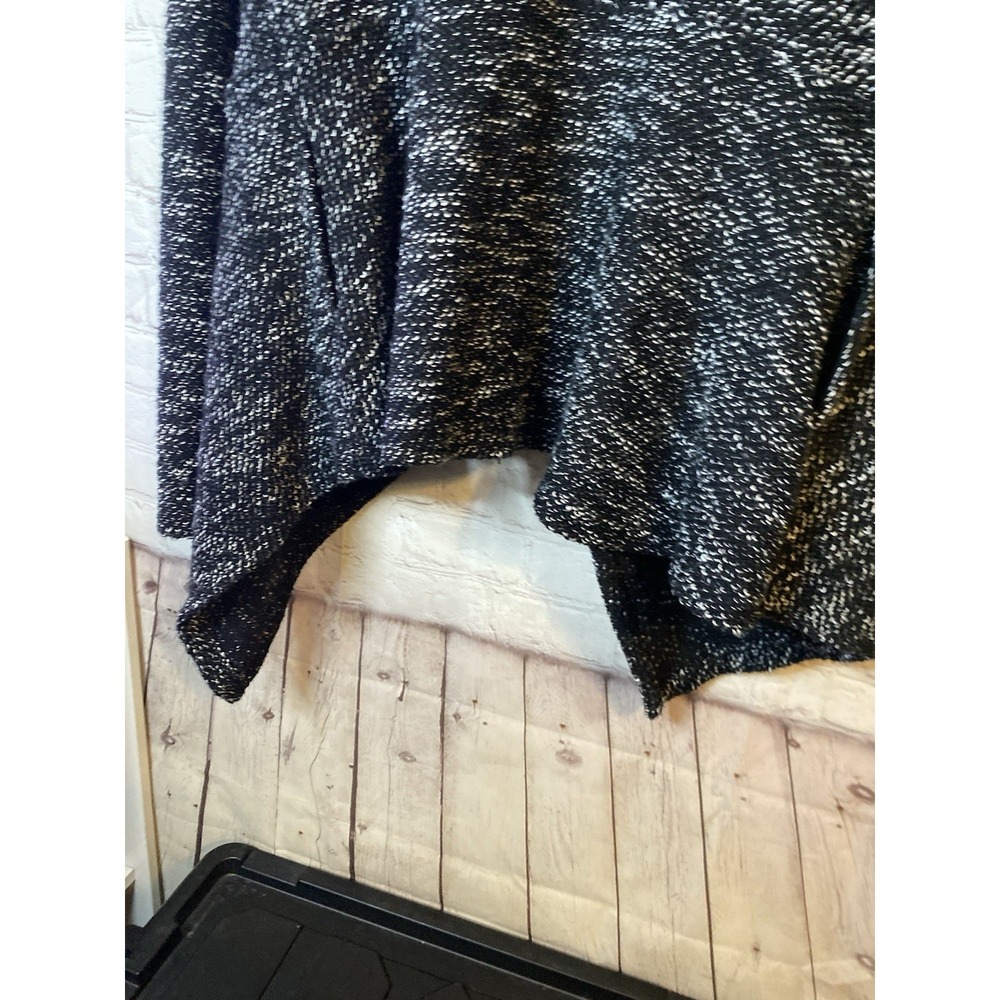 Open Front Waterfall Cardigan Sweater Charcoal‎ Gray Size XL - Picture 9 of 9